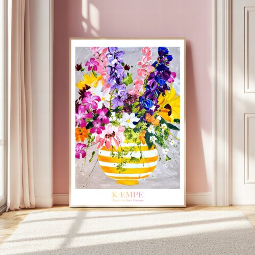 Sunshine in a vase plakat