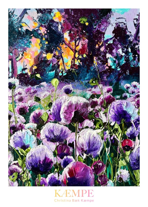 Blomstermarken ved Svaneke plakat