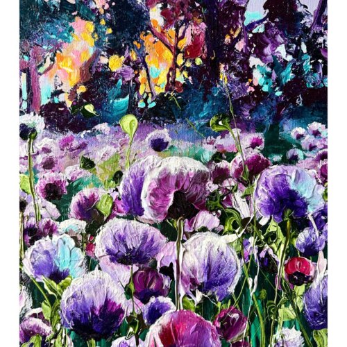 Blomstermarken ved Svaneke plakat