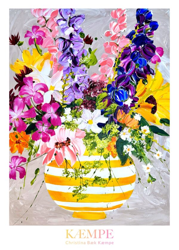 Sunshine in a vase plakat