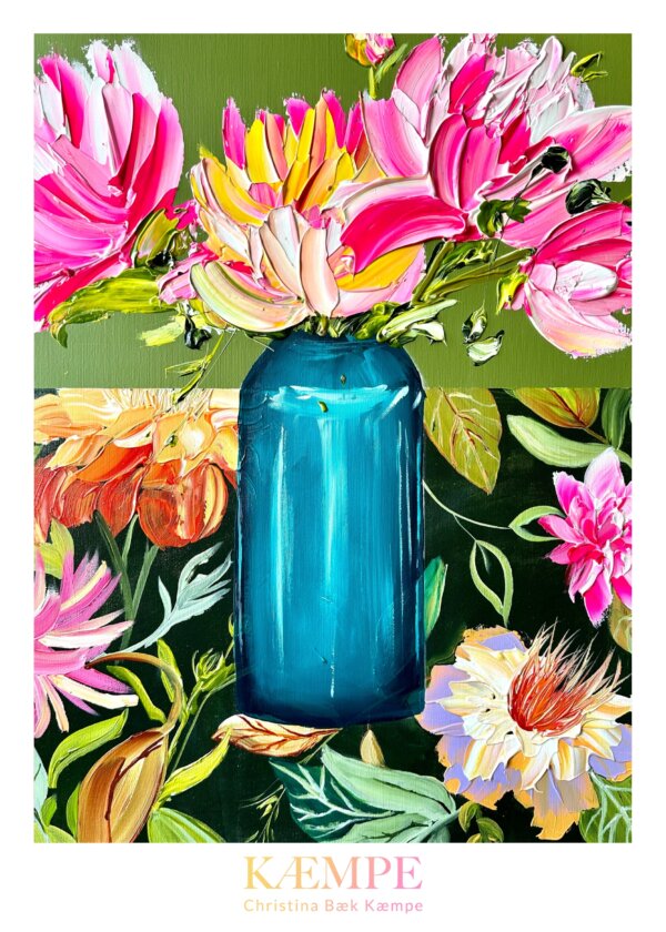 Vase of happiness plakat