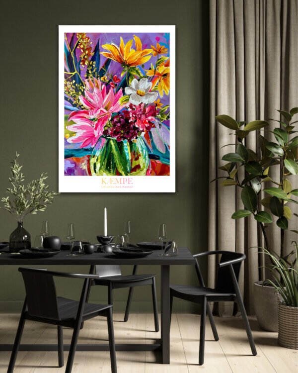 Quality street of flowers plakat - Image 2
