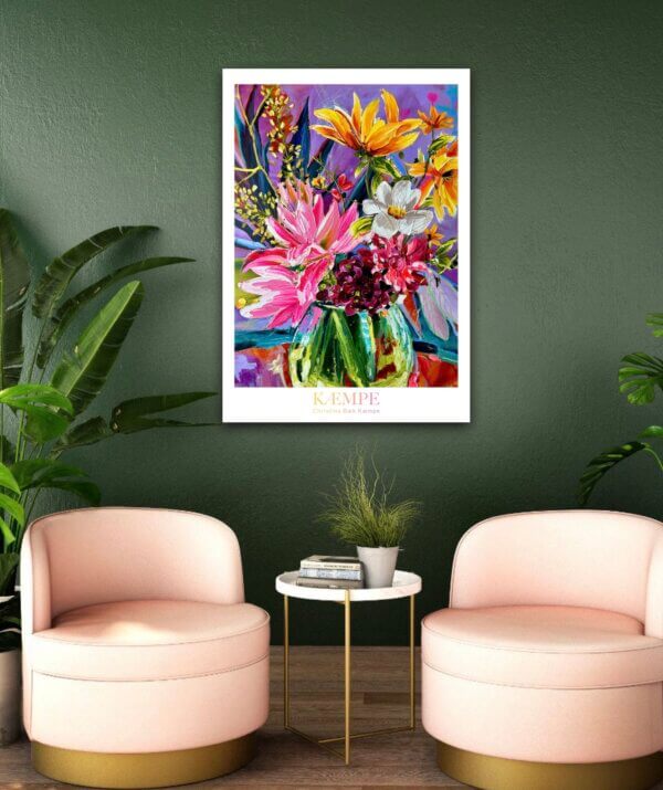 Quality street of flowers plakat - Image 3