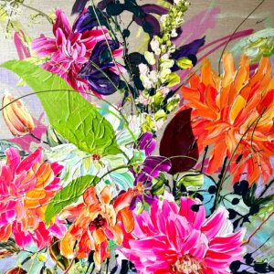 "Wild bloom symphony" originalt maleri