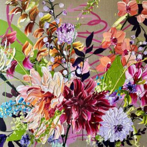 "Flower celebration" originalt maleri