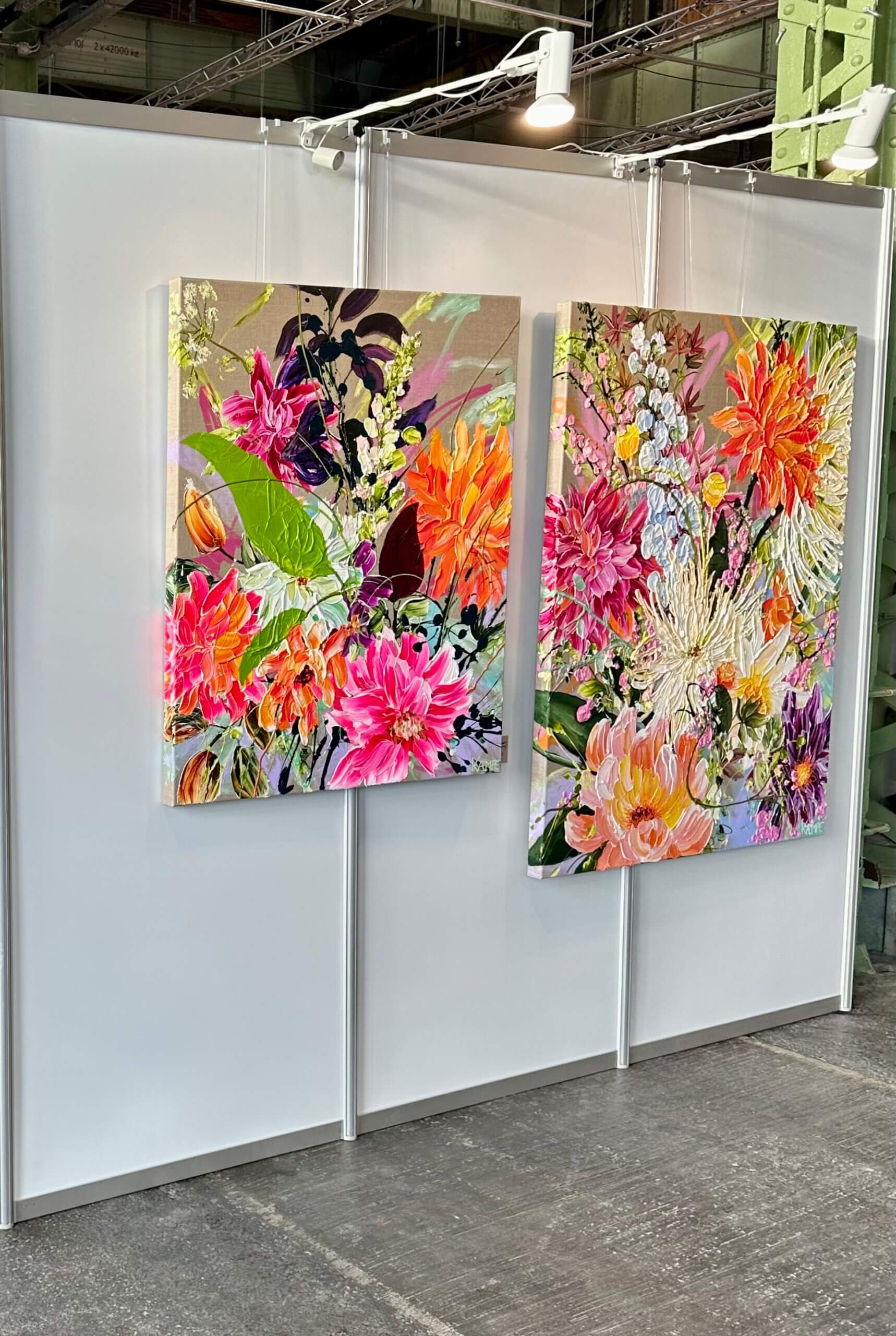 "Burst of joy" originalt maleri - Billede 6