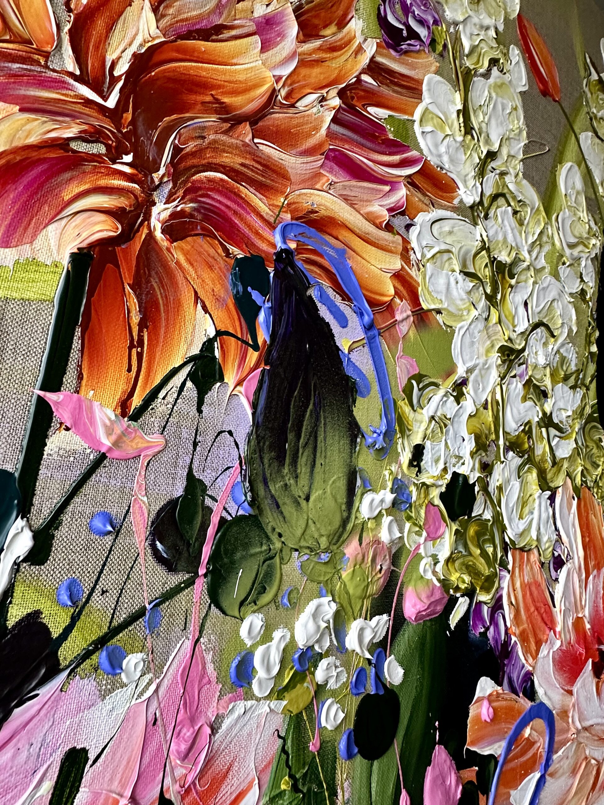 "A beautiful, simple life" originalt maleri - Billede 5