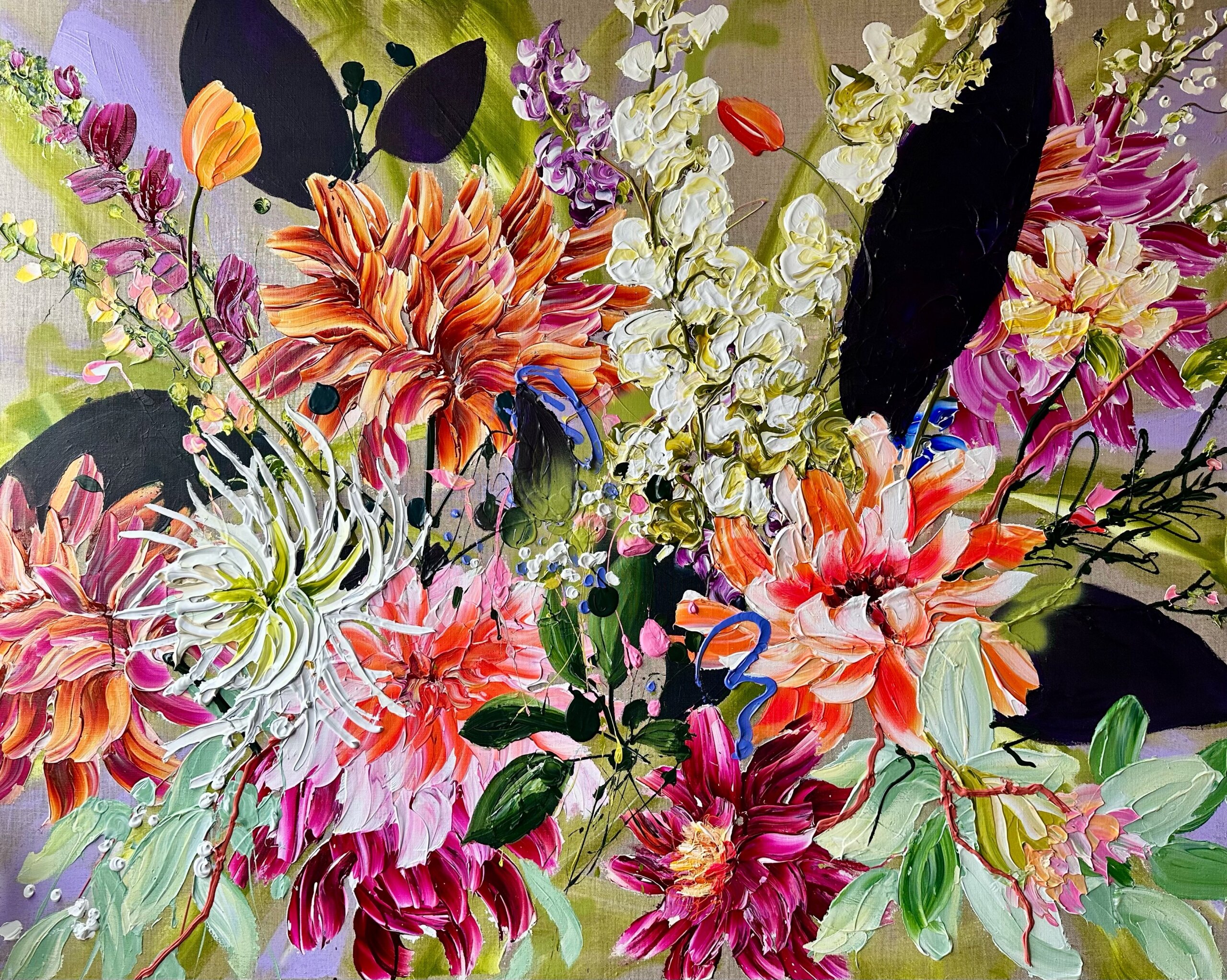 "A beautiful, simple life" originalt maleri