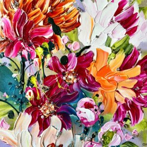 "Mini bedazzle" originalt maleri