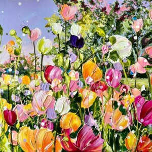 "Get lost in tulips 2" originalt maleri