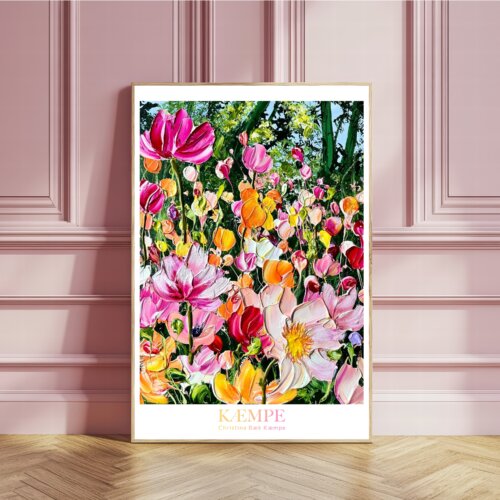 Polka dot garden 2 plakat