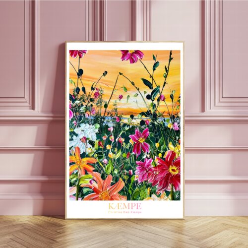 Where wild flowers meet the sun plakat