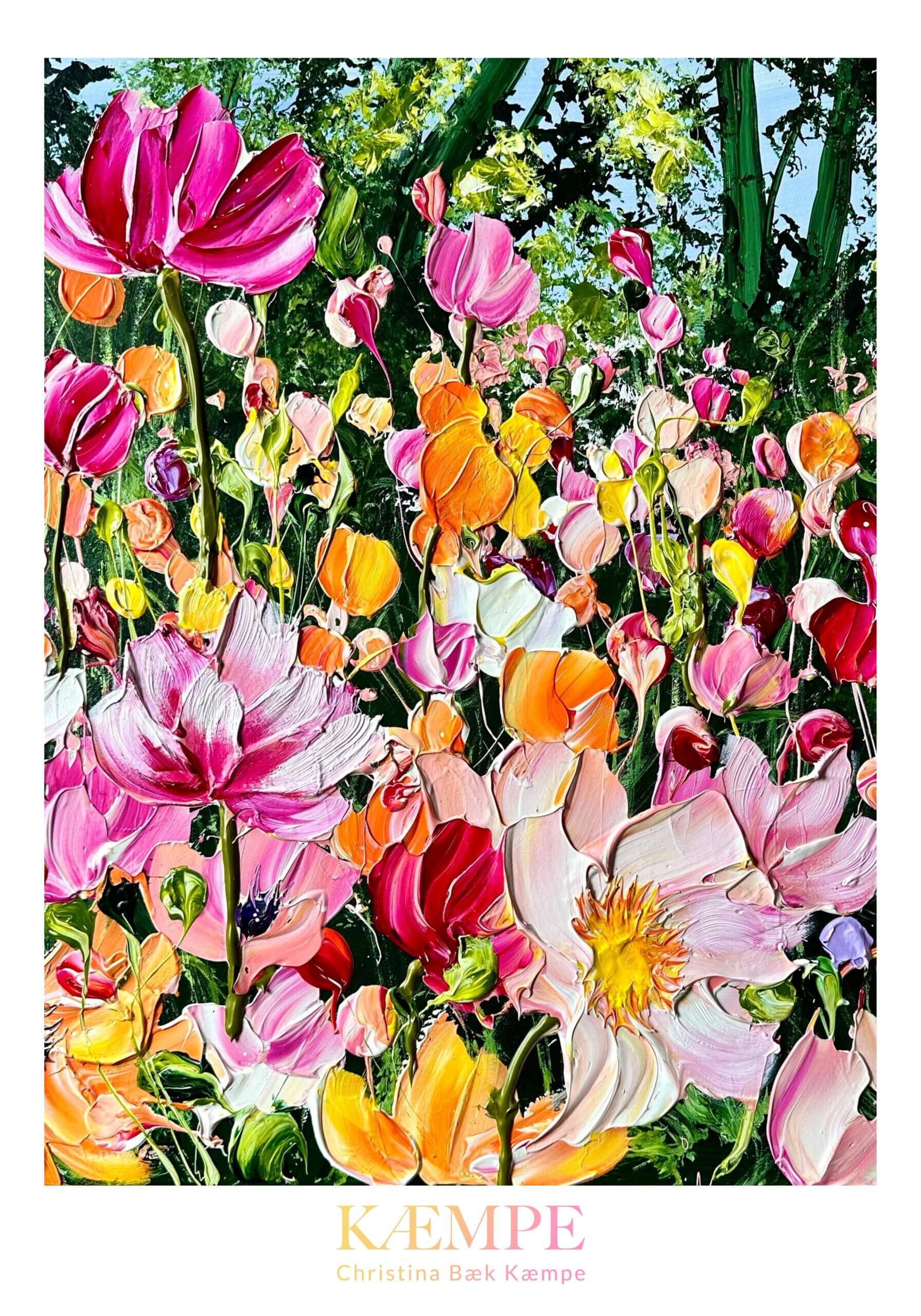 Polka dot garden 2 plakat