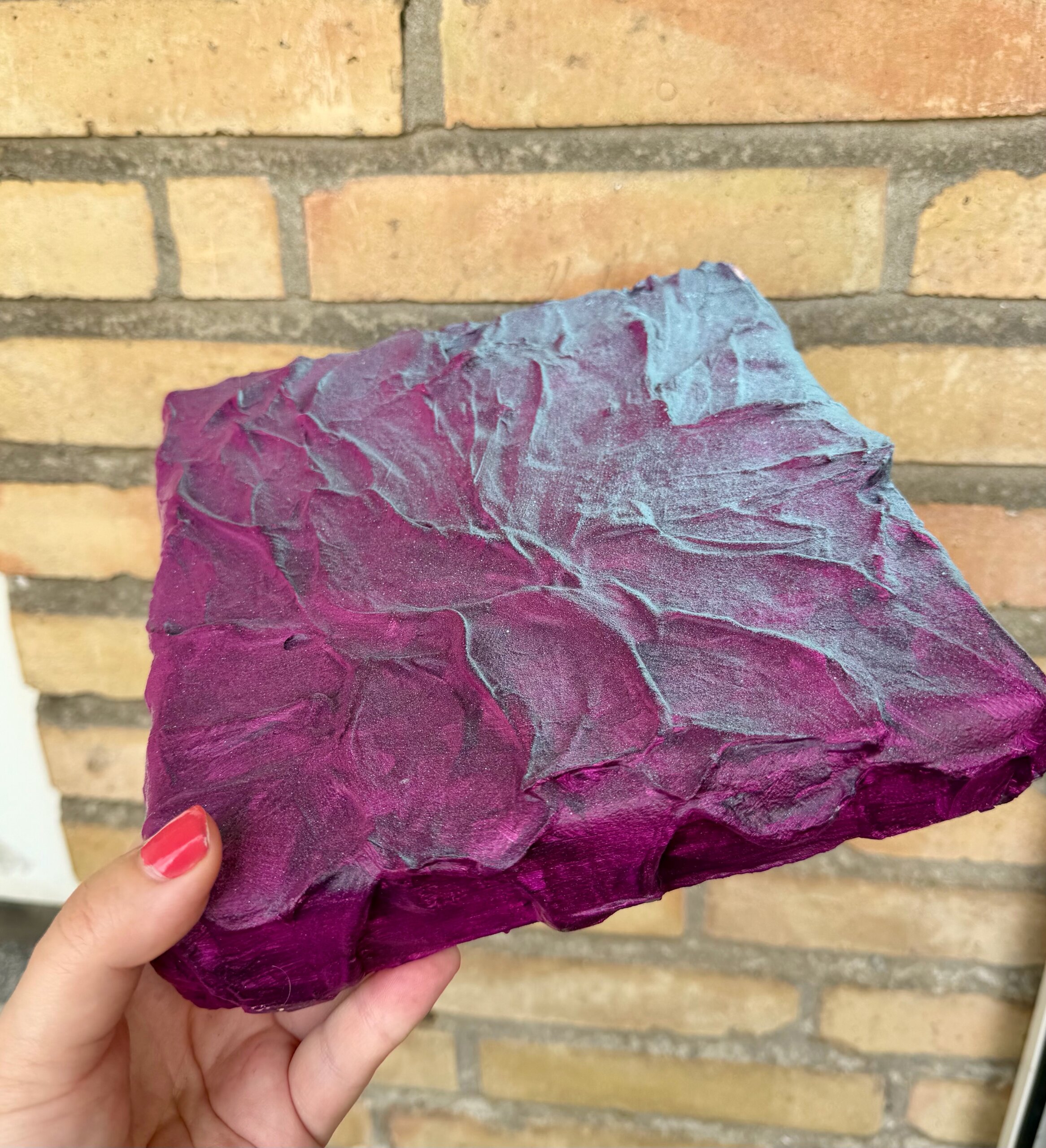 "Chunky nr. 3" originalt maleri - Billede 3