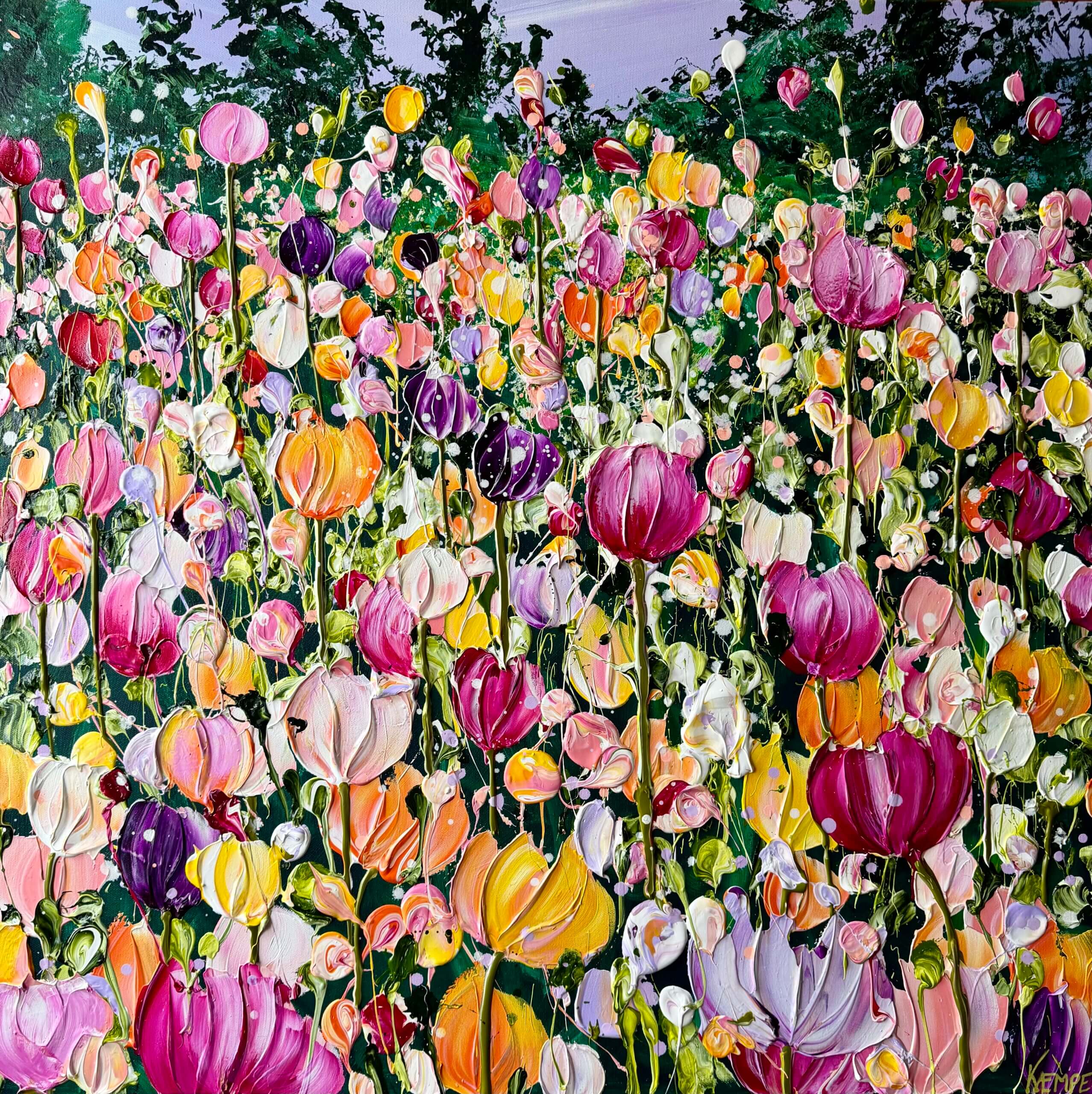 "Wildest bloom" originalt maleri