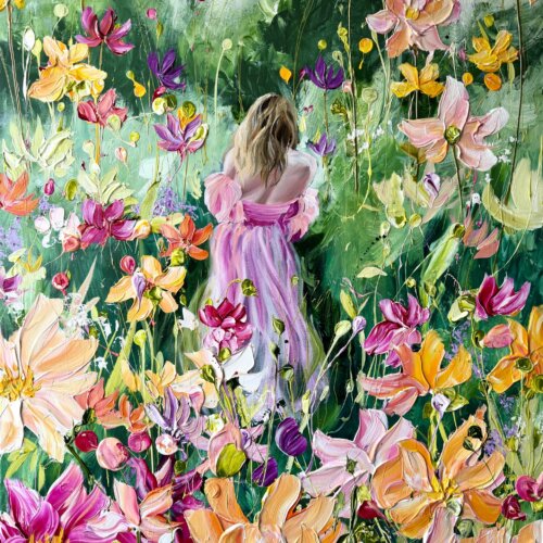 "Somewhere I belong" originalt maleri