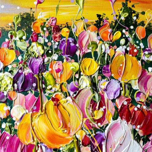 "Pure joy" originalt maleri