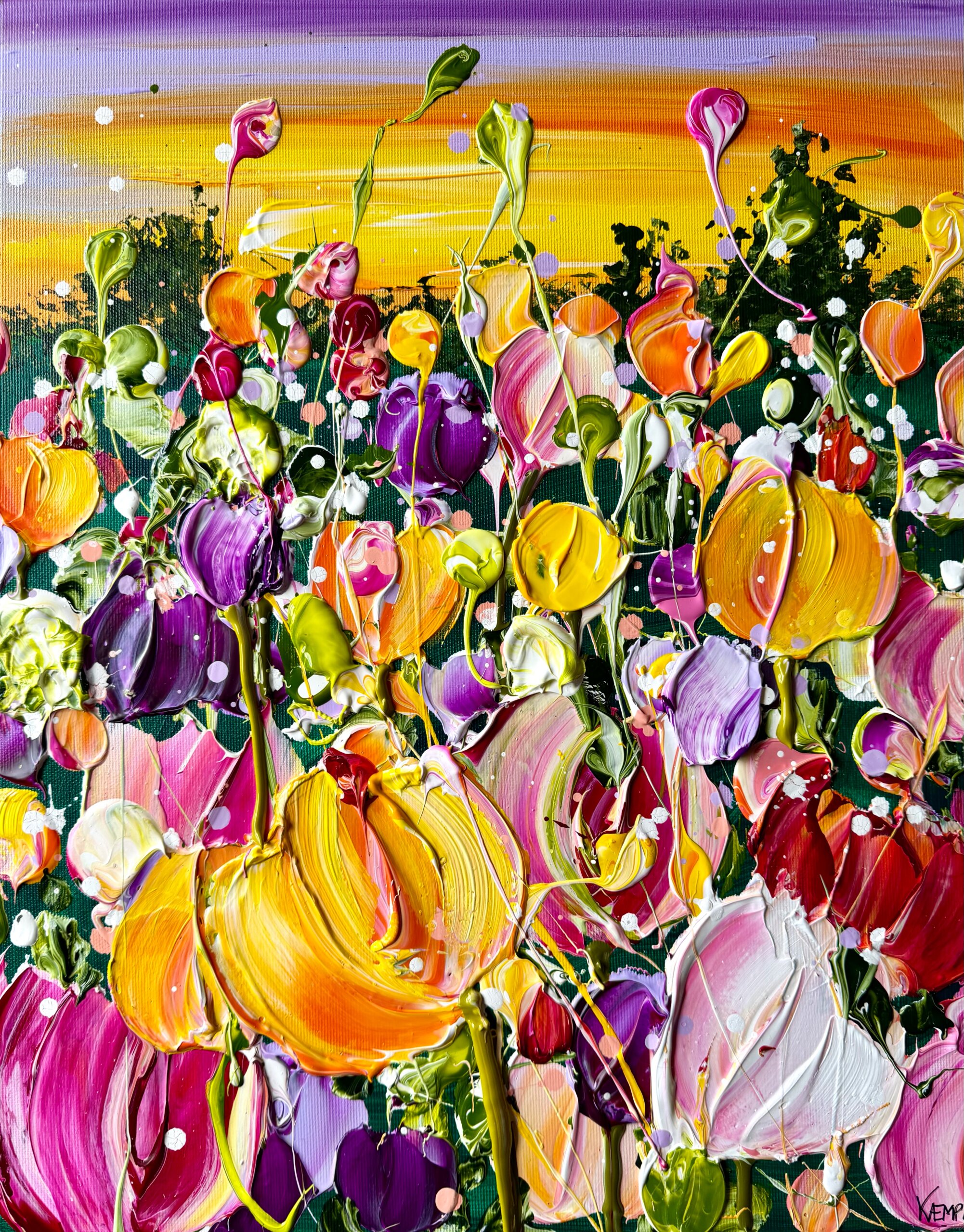 "Pure joy" originalt maleri