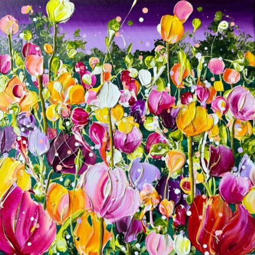 "Candy field" originalt maleri