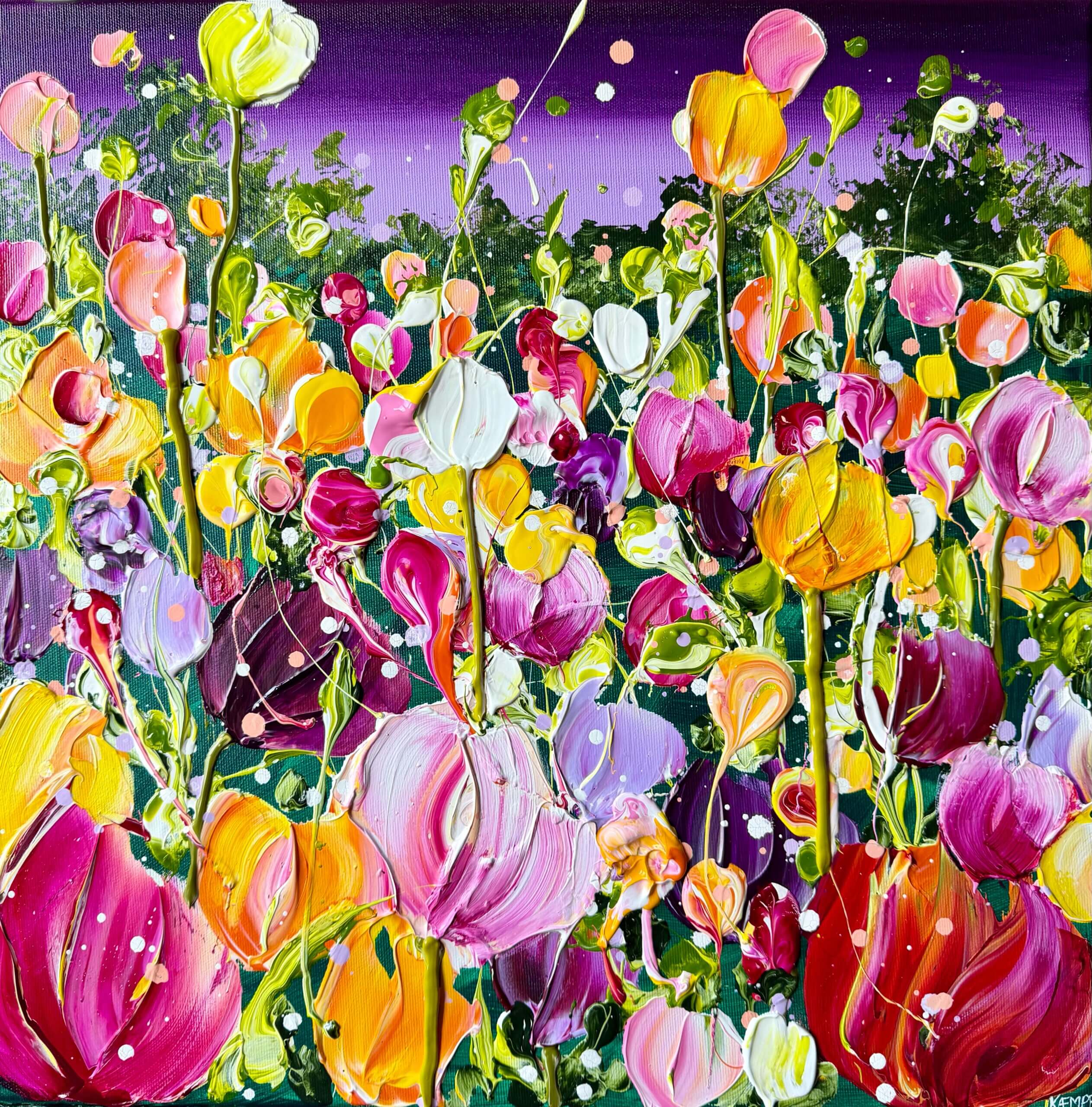"Candy field" originalt maleri